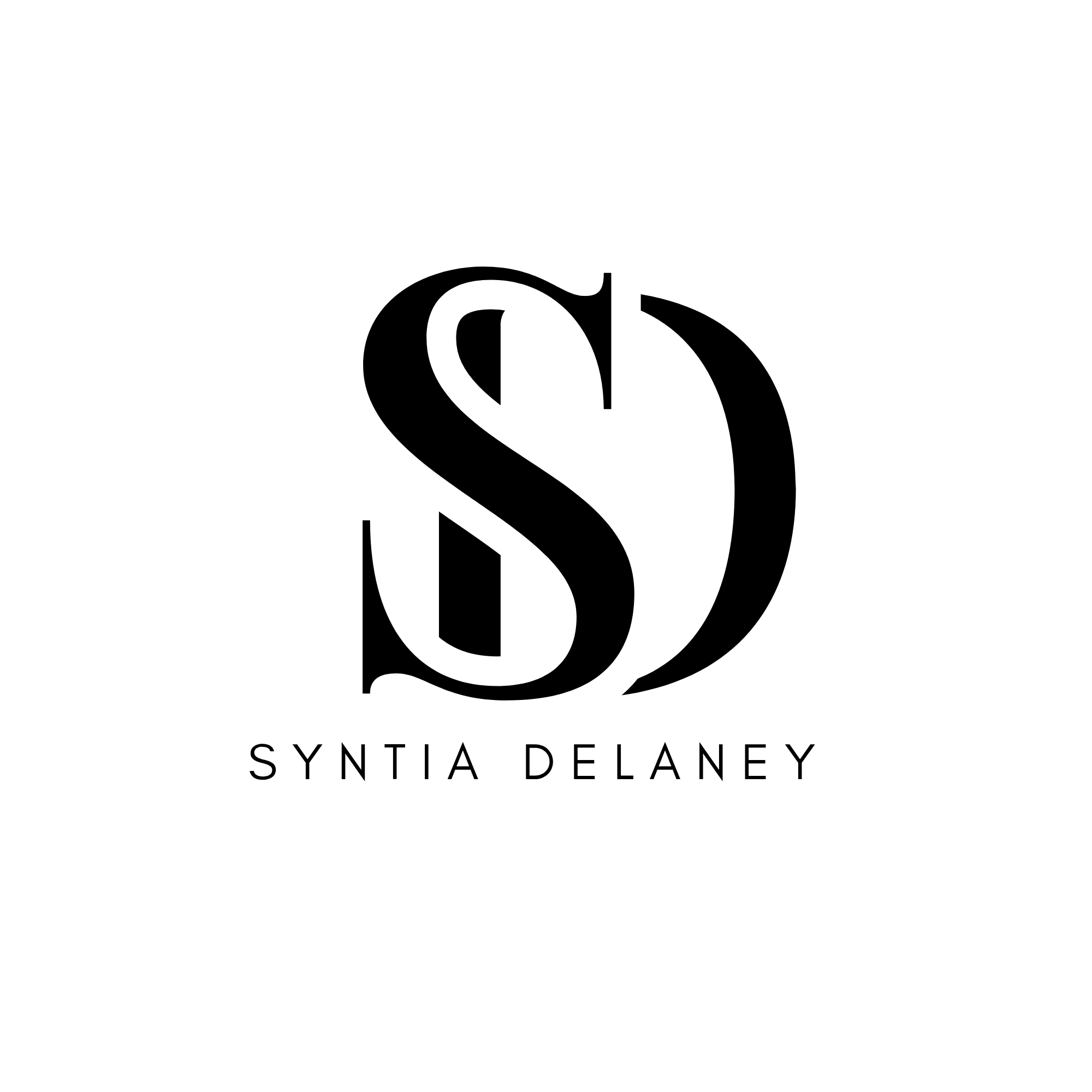 Black White Minimalist Professional Initial Logo